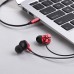 Гарнитура HOCO M44 Magic sound wired earphones with microphone  3.5мм красный
