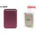 Кармашек визитница на телефона магнитный для MagSafe KZDOO leather wallet Carbon (Purple)
