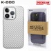 Чехол для телефона K-DOO MAG CARBON NOBLE COLLECTION iphone New 14 Pro (6.1) carbon Silver