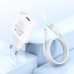 Сетевое зарядное устройство USB + кабель Type-C HOCO C109A Fighter (10.5W)  белый