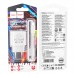 Сетевое зарядное устройство USB + кабель Type-C HOCO C109A Fighter (10.5W)  белый