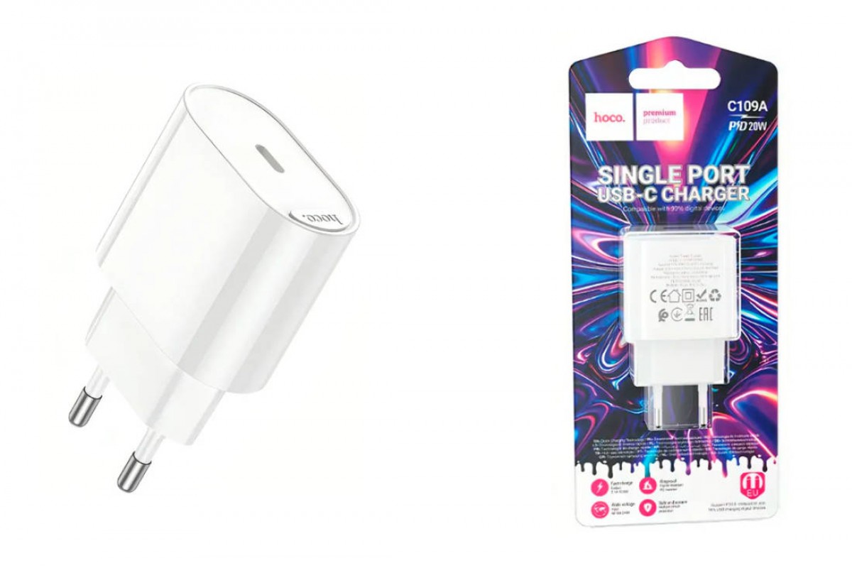 Сетевое зарядное устройство C109A(PD20W) Fighter PD20W зарядное устройство (EU)