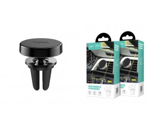 Держатель автомобильный для телефона HOCO CA47 Metal magnetic in-car holder for air outlet (в воздуховод) черный