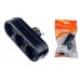 Тройник сетевой Perfeo "RU POWER'' 3 гнезда, 16А, с заземлением, черный (3L3) PF_C3360