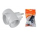 Тройник сетевой Perfeo "RU POWER'' 3 гнезда, 6А, без заземления, белый (3L) PF_C3357