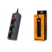 Сетевой удлинитель Perfeo с кнопкой "POWERMATE", 5,0м, 3 розетки, черный (PF-PM-3/5,0-B) PF_A4680