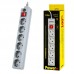 Сетевой фильтр Perfeo "POWER+", 3,0м, 6 розеток, черный (PF-PP-6/3,0-B)
