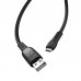 Кабель USB HOCO S6 Sentinel charging data cable with timing display for Type-C (черный) 1 метр