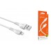 Кабель для iPhone BOROFONE BX51 Triumph charging data cable for Lightning 1м белый