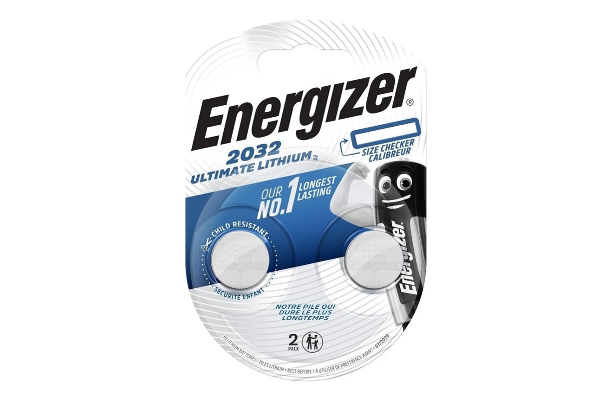 Батарейка литиевая Energizer Ultimate Lithium CR2032 BL2 цена за блистер 2 шт