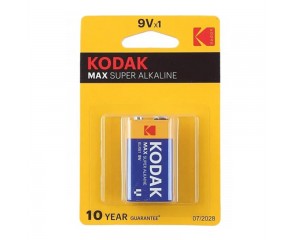 Батарейка алкалиновая KODAK 6LR61/1BL MAX Super Alkaline