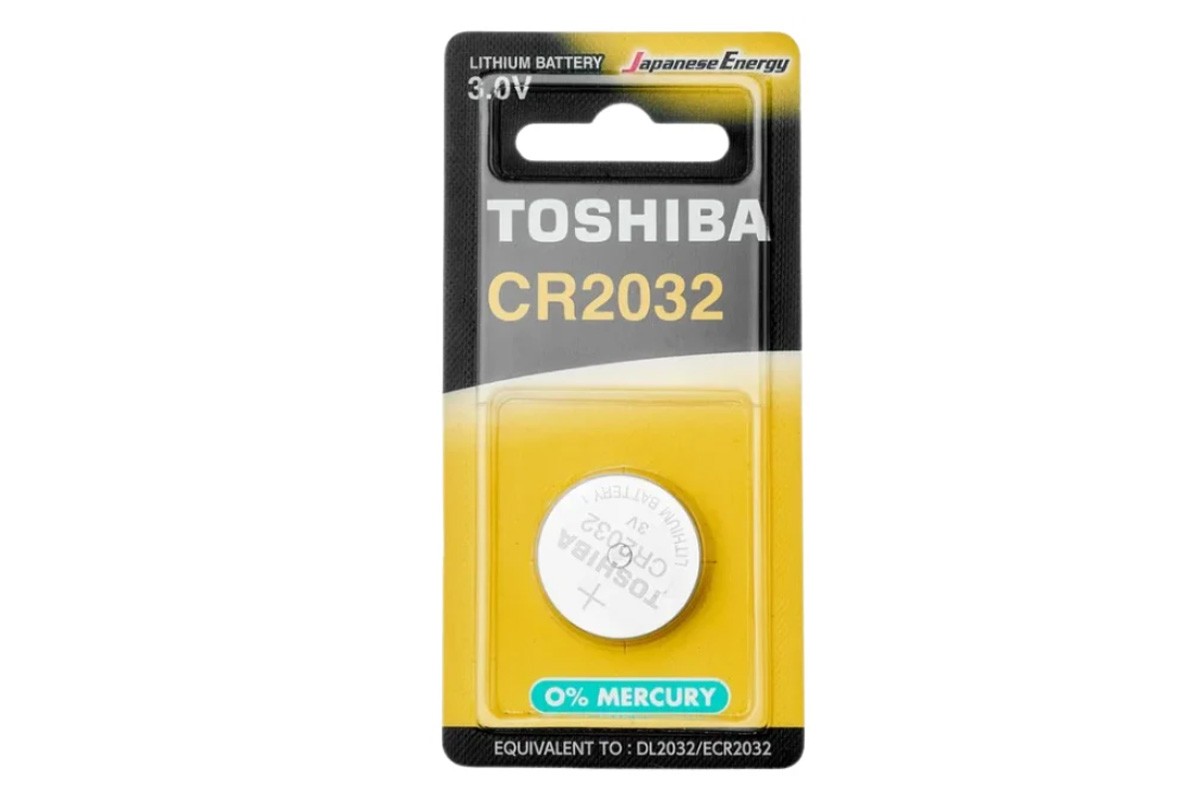 Батарейка литиевая Toshiba CR2032/1BL цена за блистер 1 шт