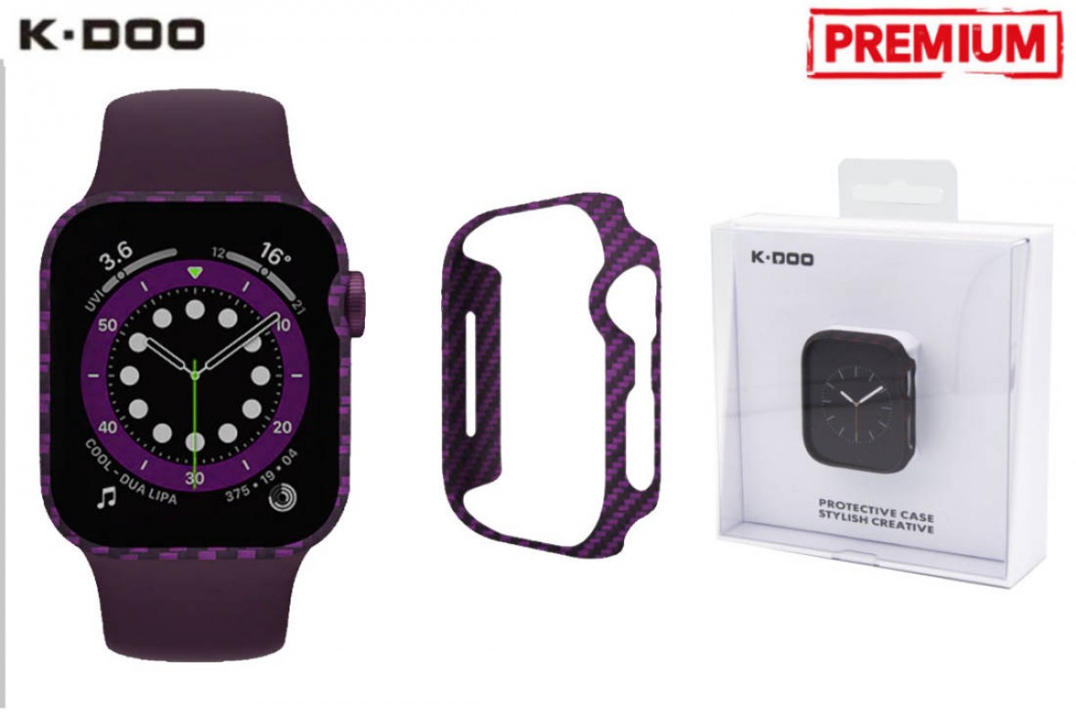 Защитная накладка для Apple Watch 49 мм K-DOO KEVLAR EDGE (пурпурный)