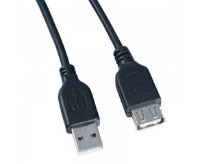 Кабель USB 2.0 удлинитель (штекер-гнездо) PERFEO USB2.0 A вилка - А розетка, длина 1,8 м. (U4503)