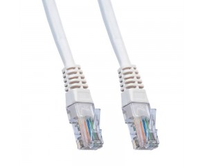 Кабель интернет LAN патч корд PERFEO UTP кат.5е RJ-45 вилка - RJ-45 вилка, длина 1 м. (P6002)