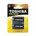 Батарейка алкалиновая Toshiba LR14/2BL (цена за блистер 2 шт)
