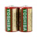Батарейка солевая Toshiba R20/2SHl (цена за спайку 2 шт)