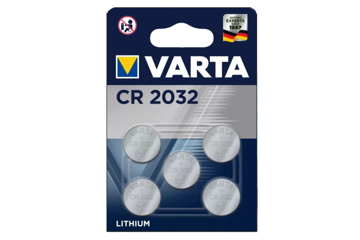 Батарейка литиевая VARTA CR2032/5BL (цена за блистер 5 шт)