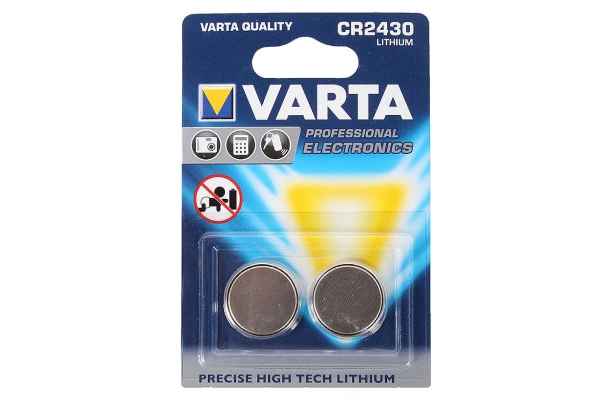 Батарейка литиевая VARTA CR2430/2BL (цена за блистер 2 шт)