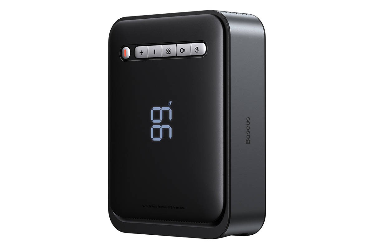 Стартер BASEUS Super Energy 2in1 Car Jump (1000A), 2.4A, 8000 мАч, черный Стартер BASEUS Super Energy 2in1 Car Jump (1000A), 2.4A, 8000 мАч, черный