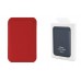 Кармашек визитница на телефона магнитный для MagSafe App wallet с анимацией в цвет (or.) (красный)