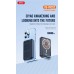 Универсальный дополнительный аккумулятор Power Bank XO PR202 NEW LOGO Transparent Magnetic Wireless Charging Fast 10000 mAh 15W PD20W (Черный)