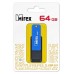Флешка USB 2.0 Mirex CITY BLUE 64GB (ecopack)