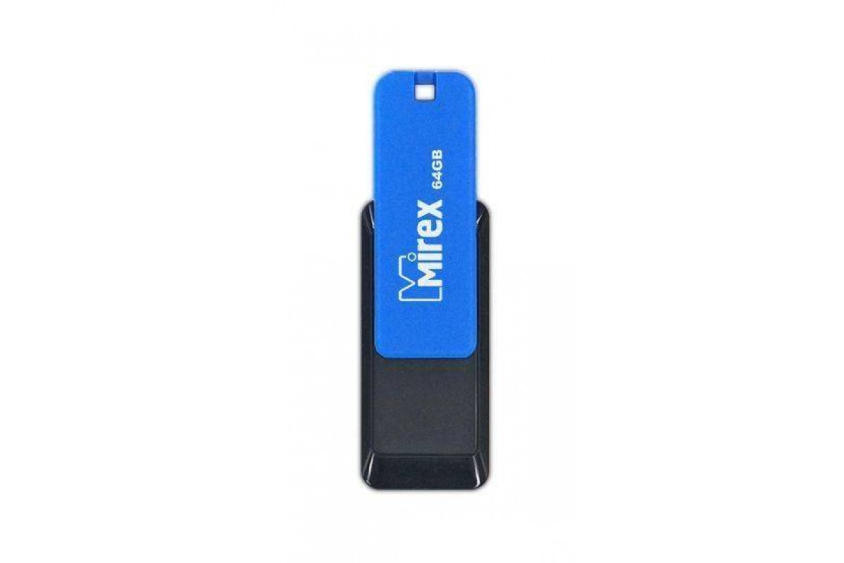 Флешка USB 2.0 Mirex CITY BLUE 64GB (ecopack)