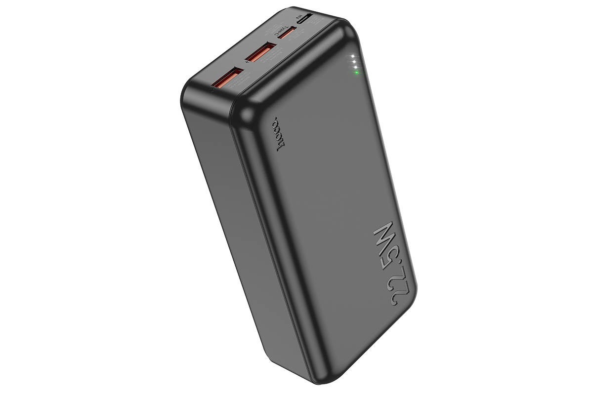 Универсальный дополнительный аккумулятор Power Bank HOCO J101B Astute 22,5W (30000 mAh) черный