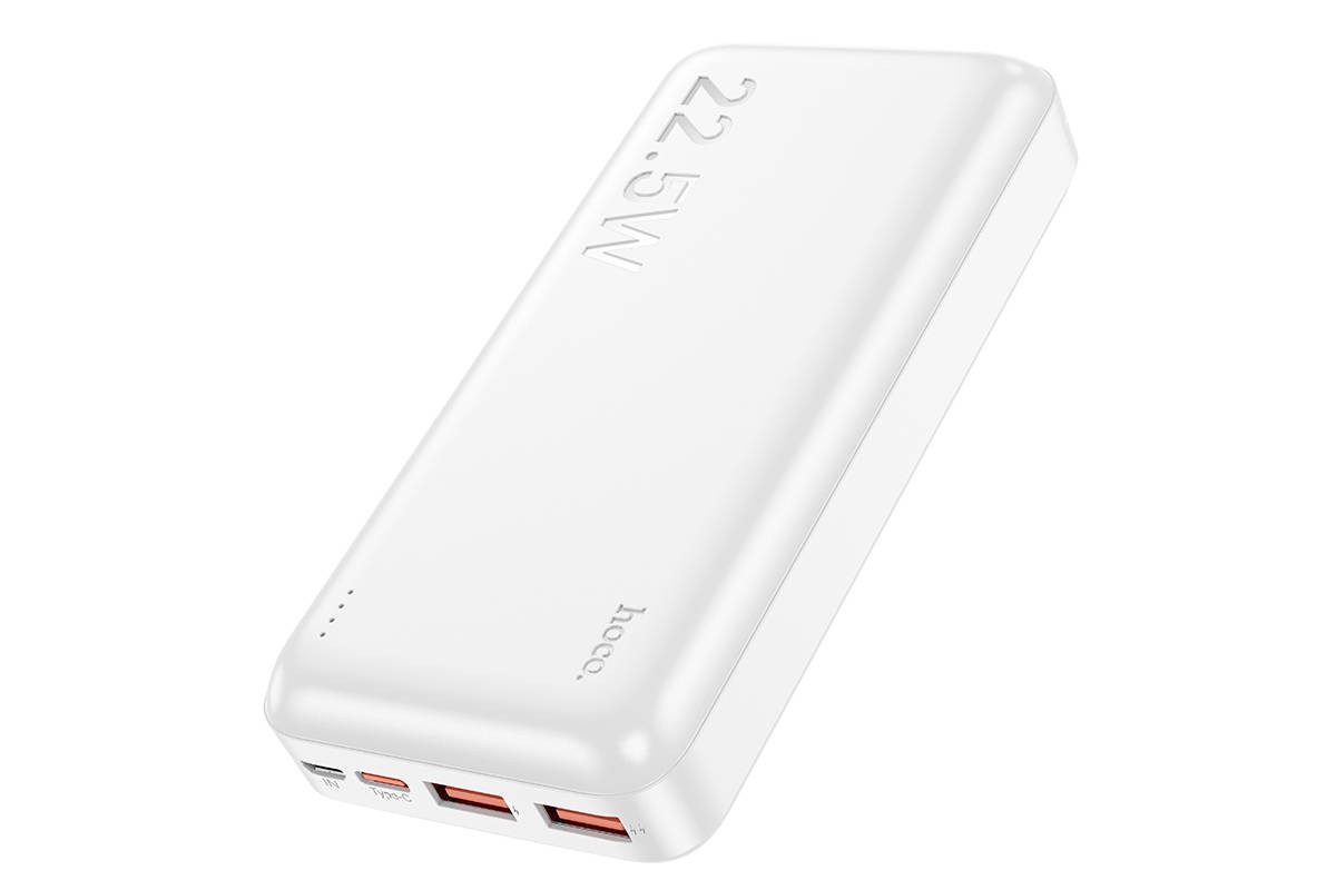 Универсальный дополнительный аккумулятор Power Bank HOCO J101A  22.5W  (20000 mAh) белый