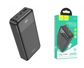 Универсальный дополнительный аккумулятор Power Bank HOCO J102A PD20W + QC3.0 (20000 mAh) (черный)