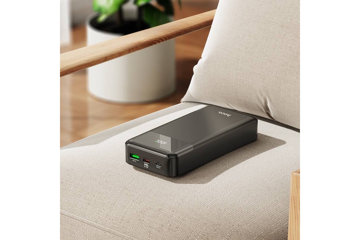 Универсальный дополнительный аккумулятор Power Bank HOCO J102A PD20W + QC3.0  (20000 mAh) черный