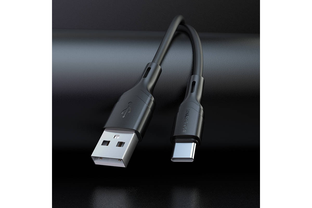 Кабель USB - USB Type-C BOROFONE BX99 (черный) 1м