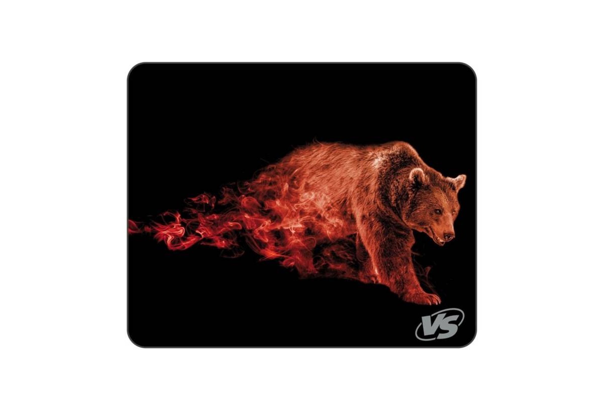 Коврик для мышки Perfeo "Flames", "Бурый медведь", (240*320*3 мм), ткань+резиновое осн. VS_A4801
