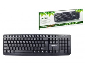 Клавиатура проводная Perfeo "CLASSIC" стандартная, USB,  PF_3093 (черный)