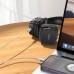 Кабель аудио HOCO UPA32A (штекер Lightning - вход AUX 3.5 мм) 1 метр черный