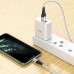 HOCO X50 Excellent charging data cable for Lightning 1м серый