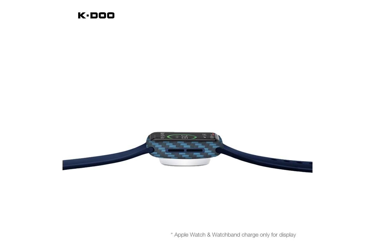 Защитная накладка для Apple Watch 44 мм K-DOO KEVLAR EDGE (синий)