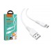 USB D.CABLE micro USB HOCO X58 (белый) 1 метр
