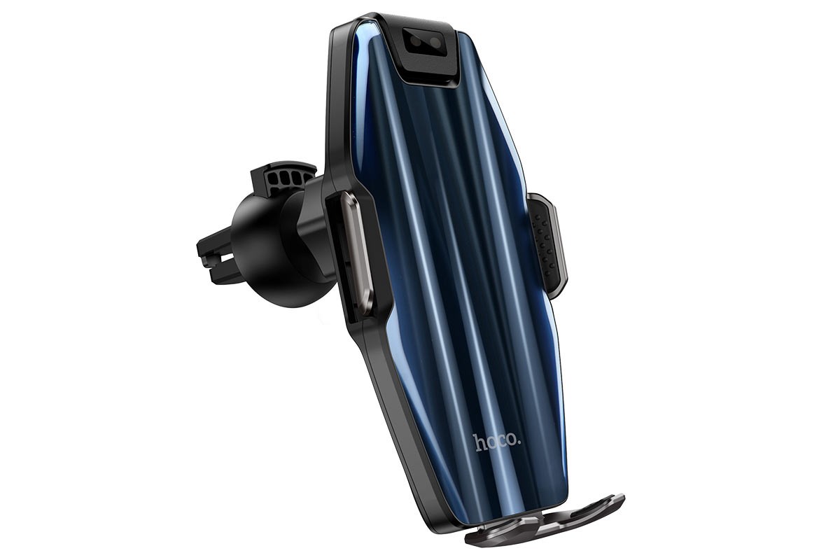 Держатель авто HOCO S45 Energia smart wireless charging car holder черный