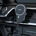 Держатель авто HOCO CA90 Powerful wireless charging car holder черный