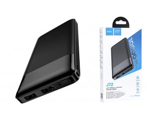 Универсальный дополнительный аккумулятор Power Bank HOCO J72 (10000 mAh) (черный)