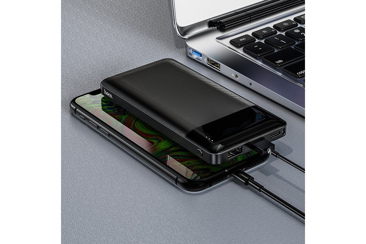 Универсальный дополнительный аккумулятор HOCO  J72  power bank (10000mAh) черный