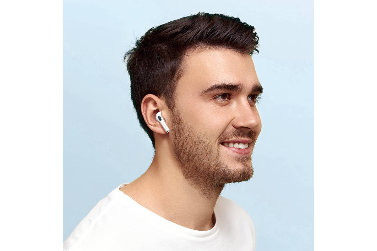 Наушники вакуумные беспроводные HOCO EW53 True wireless stereo headset Bluetooth (черный)