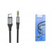 Кабель аудио HOCO UPA26 (штекер Type-C - вход AUX 3.5 mm) 1м черный