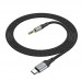 Кабель аудио HOCO UPA26 (штекер Type-C - вход AUX 3.5 mm) 1м черный
