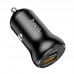 Автомобильное зарядное устройство USB + USB-C HOCO NZ5 QC3.0 + PD30W черный