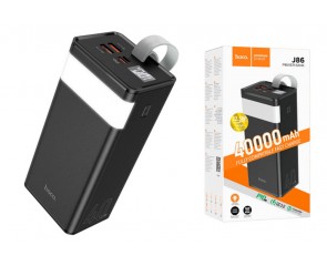 Универсальный дополнительный аккумулятор Power Bank HOCO J86 22.5W (40000 mAh) (черный)