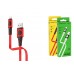 Кабель для iPhone BOROFONE BX35 Carib charging data cable for Lightning 1м красный