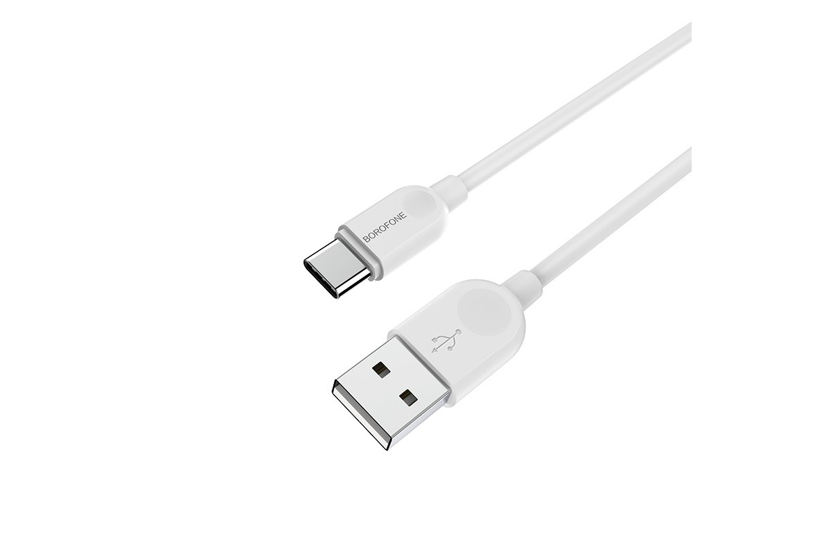 Кабель USB BOROFONE BX14 LinkJet USB Cable Type-c (белый) 3 метра